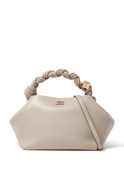 GANNI بو حقيبة بو حقيبة جلدية أنيقة وصغيرة الحجم، مناسبة لكل الأذواق