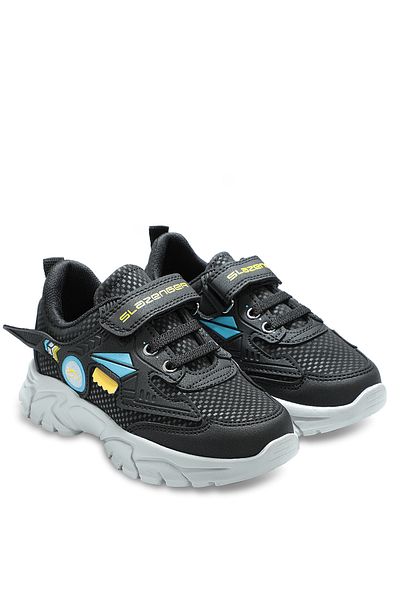 Slazenger Tenis pentru băiat - Ear I Black Shoes