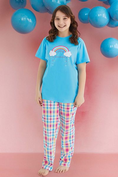ARMİLLİA DİMODA Комплект двойна пижама Aydoğan Girls Rainbow