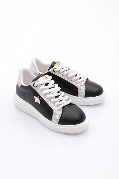 DGN Pantofi de damă Pearl Stone Negru Alb 12312439101