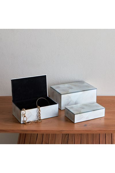 Home Box Fista 3-Piece Decorative Jewellery Box Set