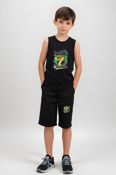 YA KO KİDS Через деякий час Друкований чоловічий дитячий майка з бретельками ...