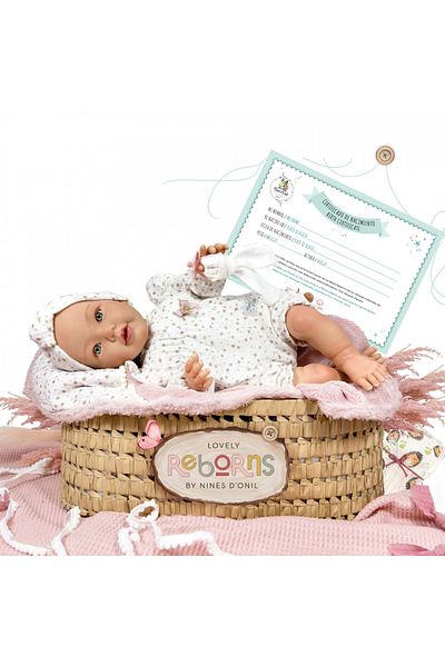 OEM Papusa Nines D'onil, Chloe, Nou-nascut, Cu Miros De Vanilie, 1700 Gr, 48 Cm