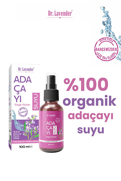 Dr.Lavender %100 Doğal Adaçayı Suyu (Hidrosol) - Cilt ve Ağız Bakım Suyu (100...