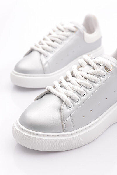 DGN Kadın Sneakers Gümüş 12312739101