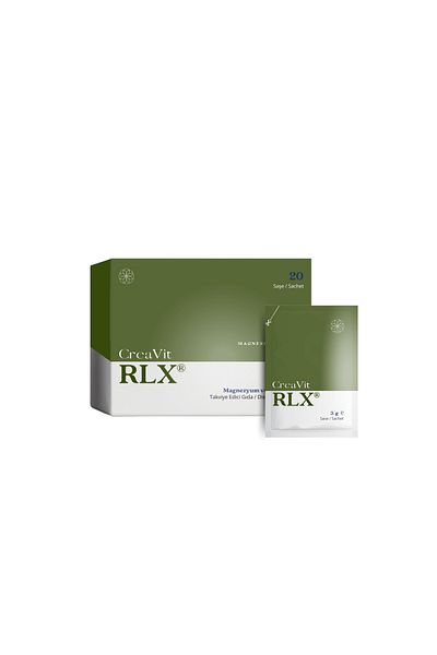 Creavit 20 Sachas Containing Rlx Magnesium And Vitamin B6.