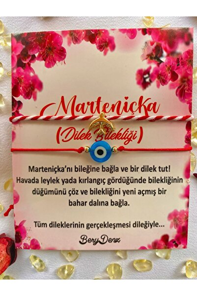 BeryDenz Marteniçka Kartlı Marteniçka Dilek ve Şans Bilekliği Seti