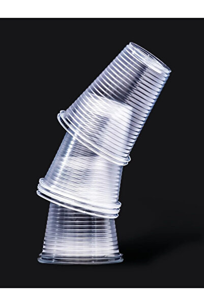 maycup Plastik Pet Bardak 3000 Adet - 180cc Su ve Sebil Yanı Bardağı Maycup