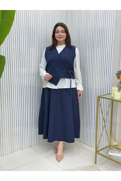 GK 3-Piece Skirt Set with Jacket
