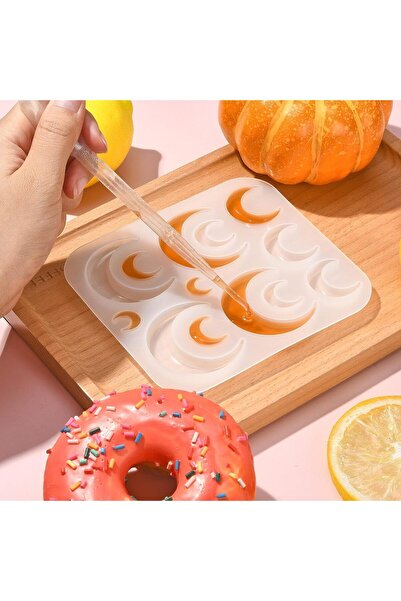 Genel Markalar Epoksi Silikon Kalıp Çoklu Anahtarlık Farklı Boylarda Yarım Ay...