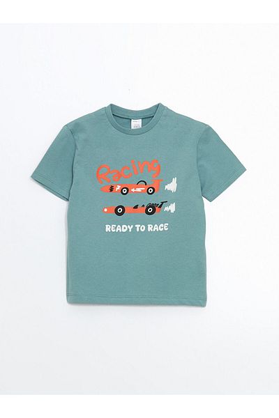 LC Waikiki Μπλουζάκι LCW ECO Crew με στάμπα για αγόρια