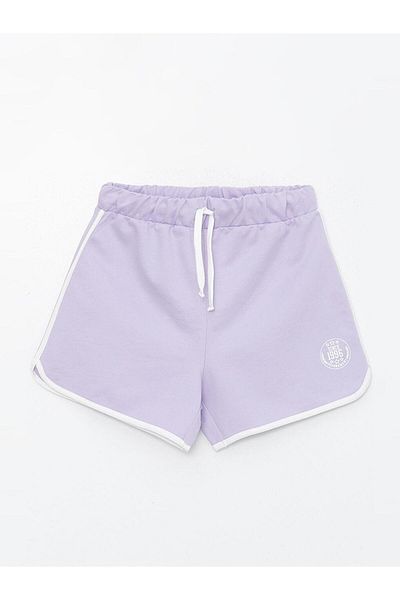 LC Waikiki Girls' Printed Shorts with Elastic Waist (S4)