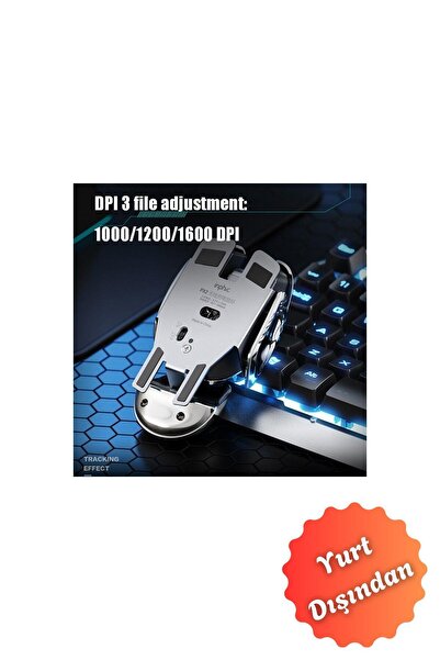 SilkRoute 1600 Dpı Kablosuz Fare - Şarj Edilebilir Ve Ergonomik Tasarım (YURT DIŞINDAN)