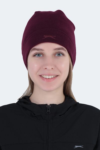 Slazenger Unisex Bent Fleece Beret - Purple