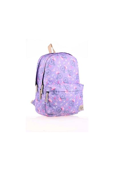 KAUKKO Lilac Flamingo K1474 - Nature Backpack