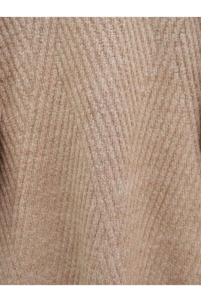 Modamorfo Diamond Patterned Knitted Knitwear Tunic - G.Dry