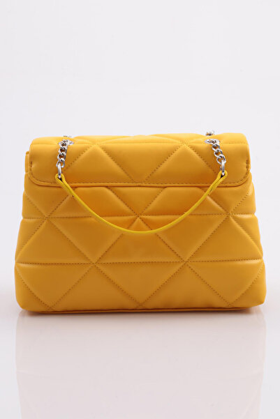 DGN 7267 Women's Daily Shoulder and Shoulder Bag Yellow