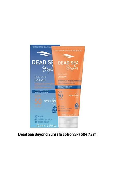 Dead Sea Sunsafe Lotion Spf50 - Sunscreen Lotion Spf50 75 ml8699375053289