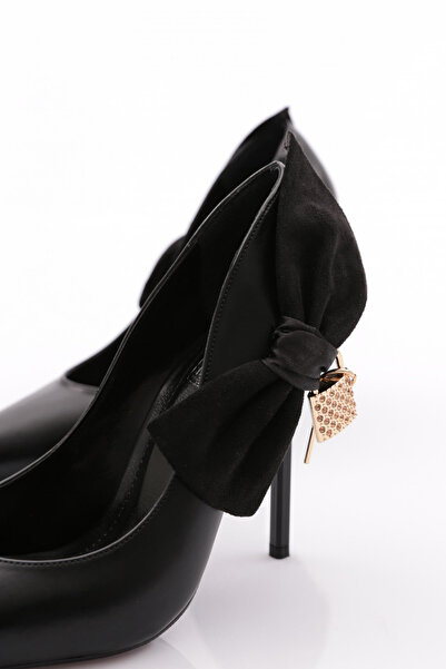 DGN Kadın Topuklu Ayakkabı Siyah 56483557