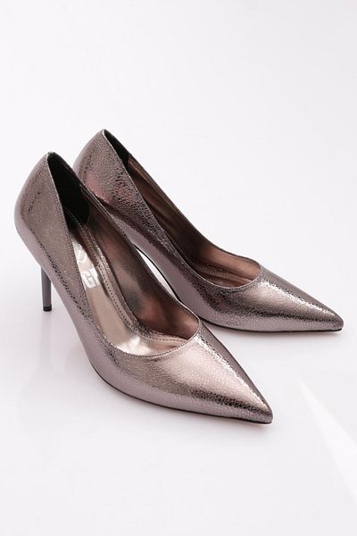 DGN 3725 Pantofi cu toc de damă Platinum Pomegranate