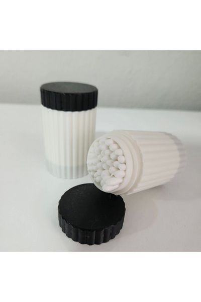 Sihirli Paket Q-Tips Storage Travel Box, Ear Cleaning Swab Box