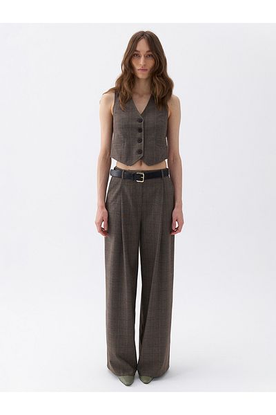 Nocturne Normal Waist Patterned Trousers