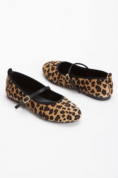 MFT AYAKKABI Women's Daily Comfortable Leopard Ballerinas