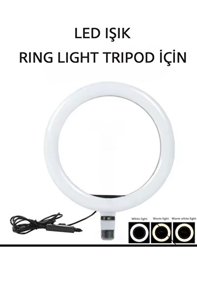 SOMIC Tripod Için Led Selfie Işığı Ring Light 10 Inç Led Işıklı Halka Youtuber Tiktok