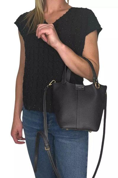 David Jones Women's Strap Handbag Black