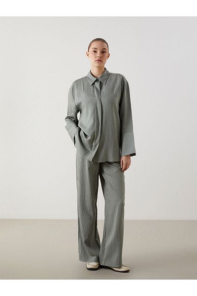 LC Waikiki Γυναικείο πουκάμισο LCW Modal Mixed Oversize