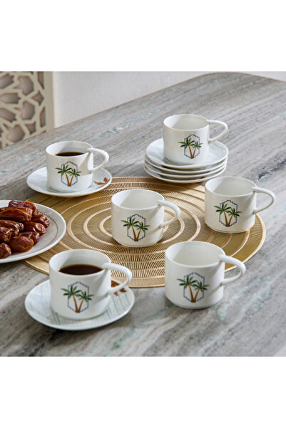 Home Box Nomadic Luxe Tea Cup and Saucer Set of 12