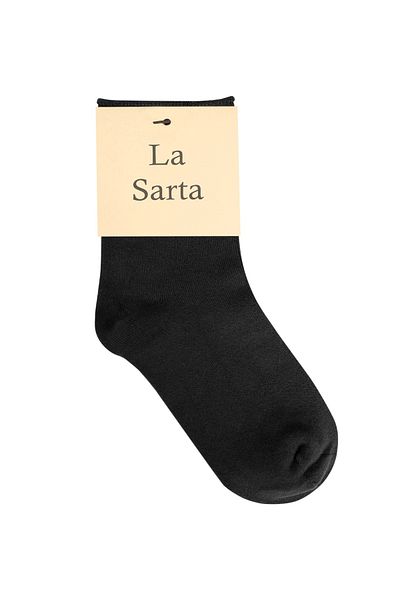 La Sarta Bamboo Black Socks