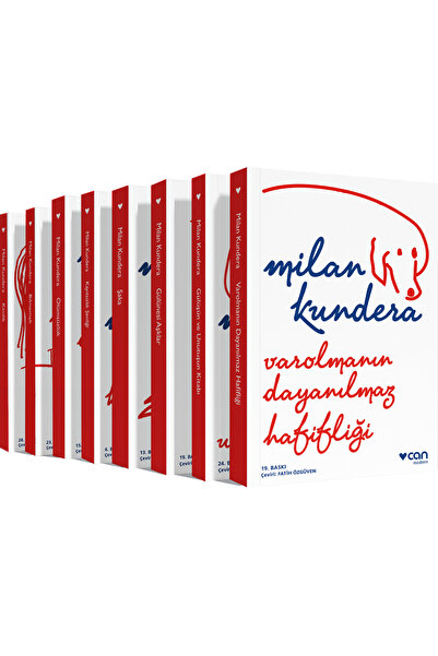 CAN Milan Kundera Seti (8 Kitap)