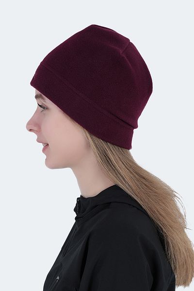Slazenger Unisex Bent Fleece Beret - Purple