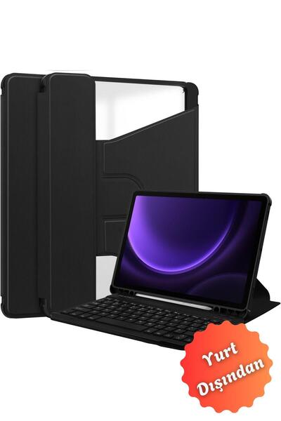 Buldug حافظة سامسونج جالاكسي تاب S9 Fe جلدية مع لوحة مفاتيح بلوتوث وغطاء حامل...