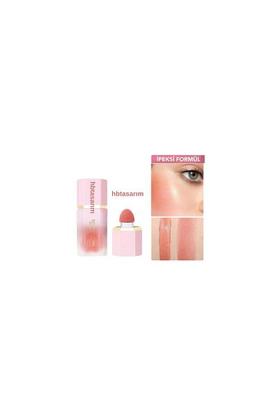 hbtasarim Intense Pigmented Liquid Blush (Rose) Natural Look
