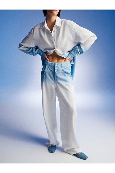 Nocturne Gradient High Waist Jean Trousers