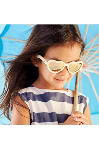 Babiators Polarized Heart Sunglasses Sweet Cream Age 6+