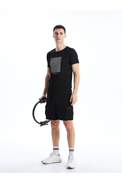 LC Waikiki Ανδρικό αθλητικό σορτς XSIDE ACTIVE Black Standard Mold