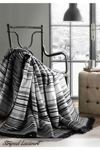 Özdilek Knee Blanket Navy Blue