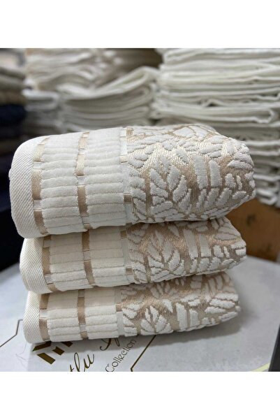 HMZ ТЕКСТИЛЬНІ ПОДАРУНКИ ДЛЯ ВЕДУЧОЇ ЛИСТКОВИЙ БОХЧИК З ВЕРХОВОГО ВАТУ 3 ШТУКИ РУШНИК ДЛЯ РУК І ОБЛИЧЧЯ. РУШНИК З ЛИСТКОВИМ ВІЗЕРУНКОМ