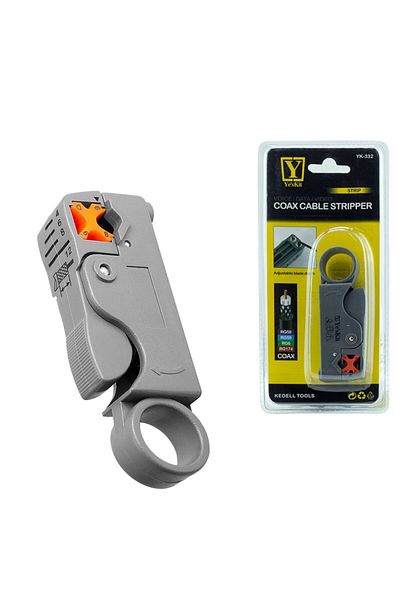 Powermaster Yk-332 Rg58-Rg59-Rg6-Rg174 Coaxial Cable Peeler