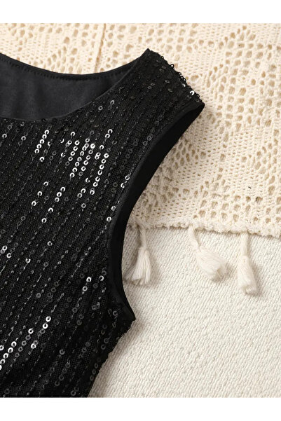 Tomac Μπλούζα για κορίτσια με παγιέτες με λαιμόκοψη