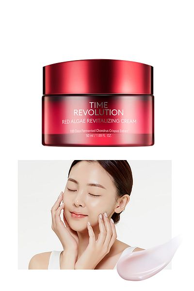 Missha Anti-Aging Cream with Antioxidant Content Time Revolution Red Algae Revitalizing Cream 50ml