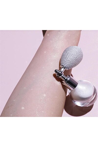 Serashine Beyaz&Silver Glitter Toz Sprey, Yüz Ve Vucut Simi Işıltılı