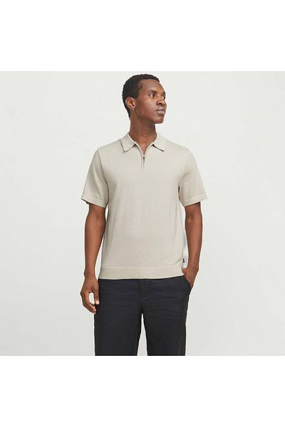 Jack & Jones Ανδρικό μπλουζάκι Milano Spring Cream Polo (12271401-SLG)
