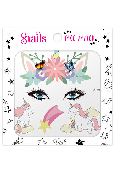 Snails Yüz Dövmesi – Unicorn Star
