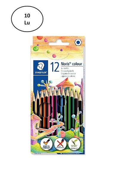 Staedtler Noris 12 Pack Long Dry Paint 10 Pack