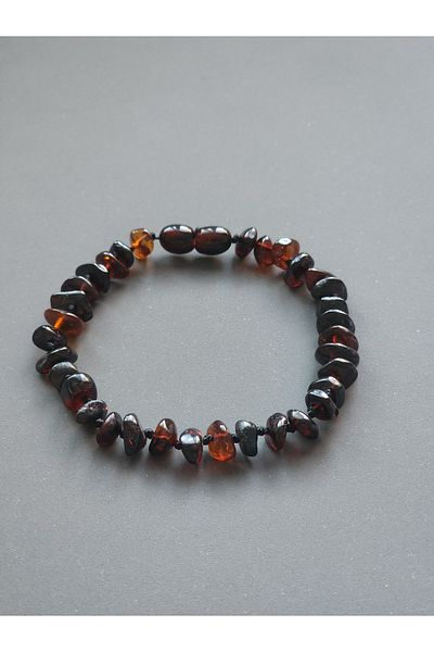 Kehribar Sarayı Adult Relaxing Amber Bracelet Cherry Color 20 cm