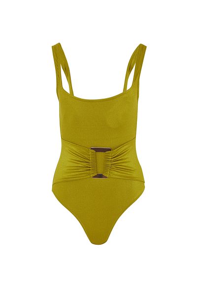 Nocturne Belt Detailed Swimsuit